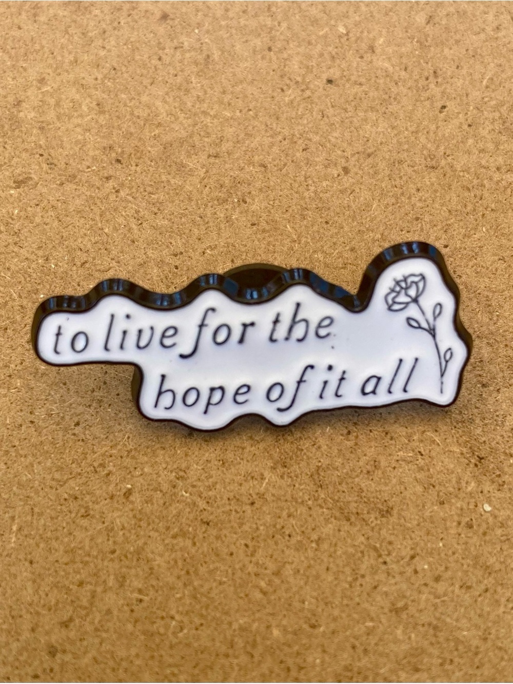 Taylor Swift August Song Enamel Pin